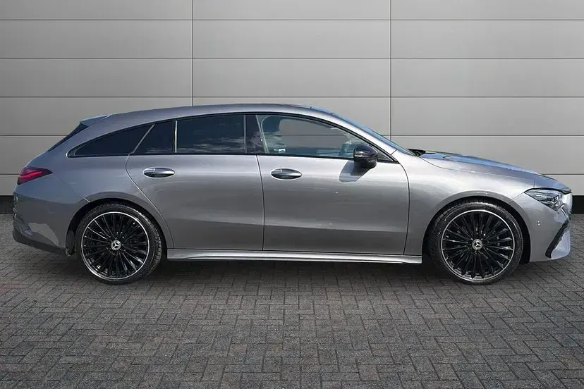 Used Mercedes CLA180 Shooting Brake AMG Line Premium Plus 148 HP (108 kW) 2025 Mountain grey metallic Estate