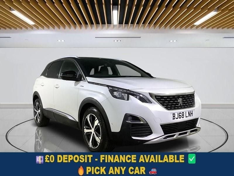 White Used 2018 Peugeot 3008 GT-line SUV | £12,749 (Fair price) - Image 1/4