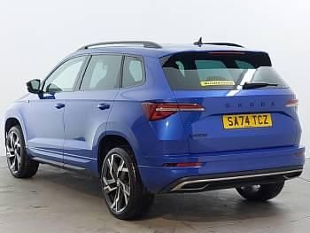 Used Skoda Karoq SportLine 150 HP (110 kW) 2024 Blue SUV