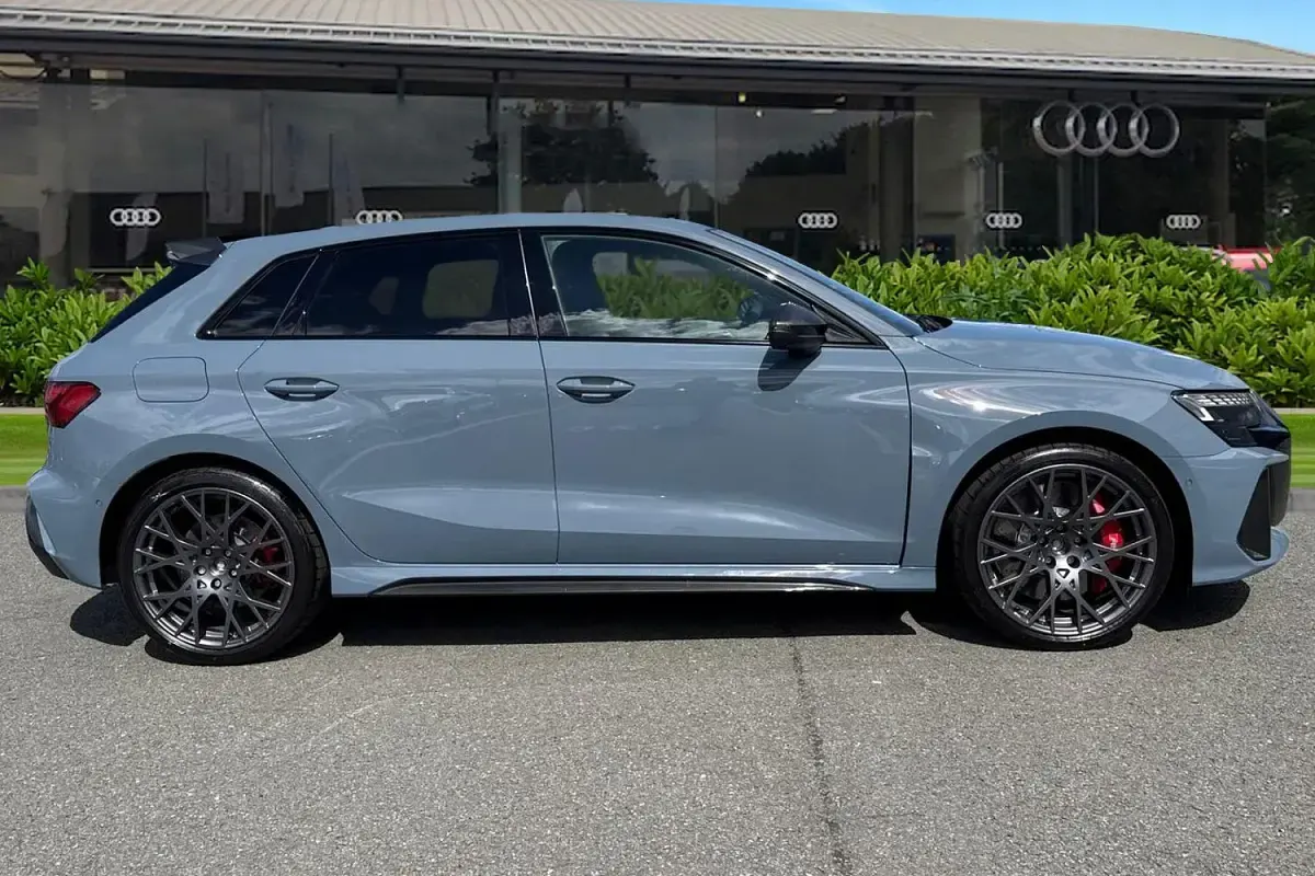 New Audi RS3 Design 400 HP (294 kW) 2026 Grey Sedan