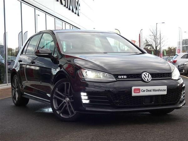 Black Used 2016 VW Golf VII GTD Hatchback | £14,499 (Fair price) - Image 1/4