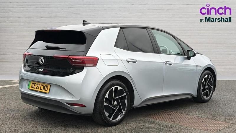 Used VW ID.3 Pro Performance 150 kW (204 HP) 2021 Scale silver metallic black Hatchback