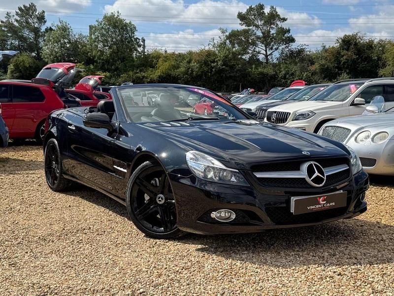 Black Used 2008 Mercedes SL350 Cabriolet | £11,779 (Fair price) - Image 1/4