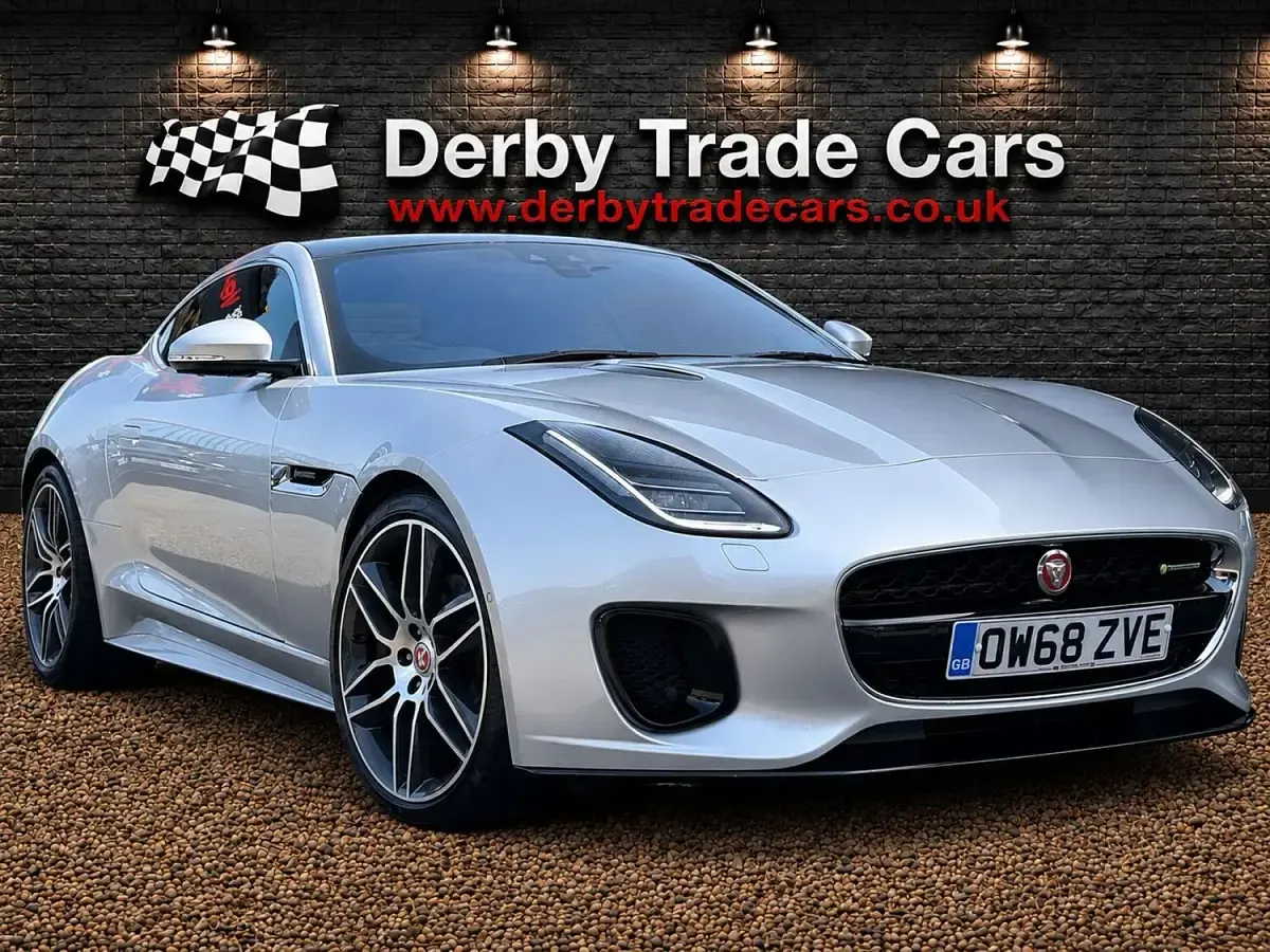 Used Jaguar F-Type R-Dynamic 300 HP (220 kW) 2019 Silver Coupe