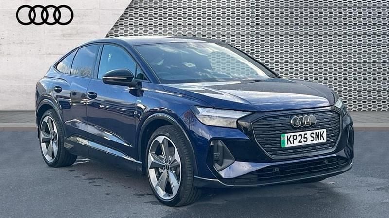 Blue Used 2025 Audi Q4 e-tron Black Edition SUV | £35,761 (Super price) - Image 1/4
