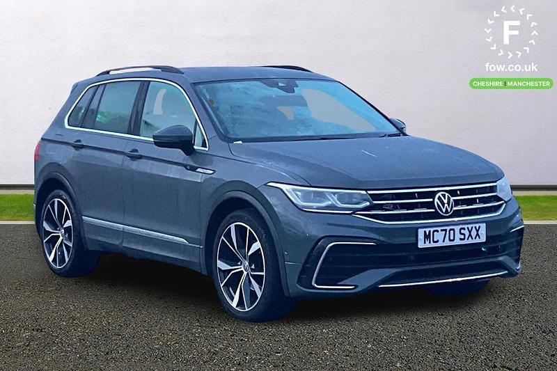 Grey Used 2020 VW Tiguan R-line SUV | £20,299 (Fair price) - Image 1/3