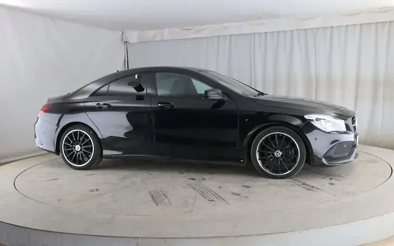 Used Mercedes CLA220 AMG line 170 HP (125 kW) 2019 Black Coupe