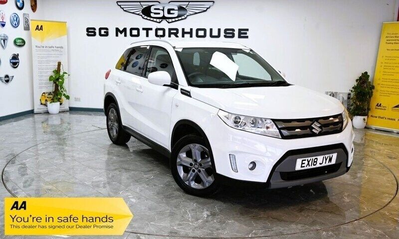 White Used 2018 Suzuki Vitara SZ-T SUV | £10,695 (Good price) - Image 1/4