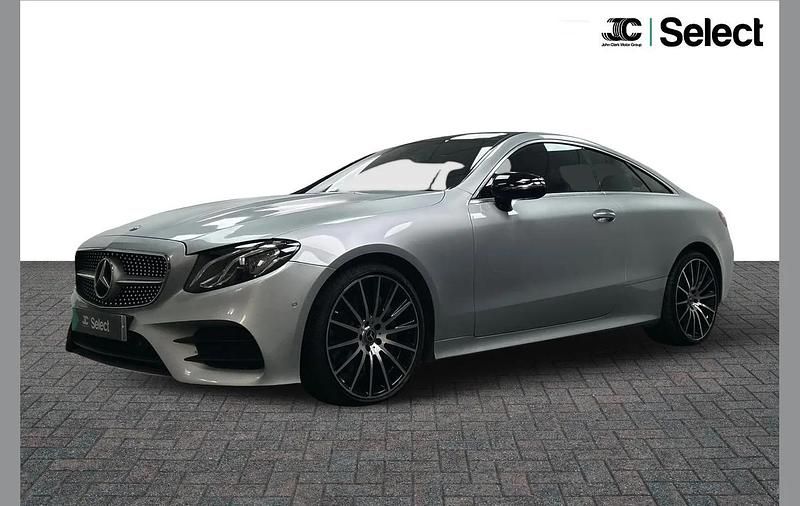 Used Mercedes E300 AMG Line Premium 245 HP (180 kW) 2017 Silver Coupe