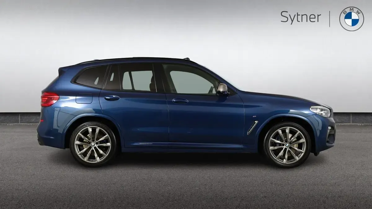 Begagnad BMW X3 Performance 355 HK (261 kW) 2019 Blå SUV