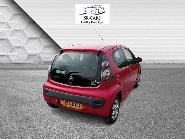 Used Citroën C1 68 HP (50 kW) 2014 Red Hatchback