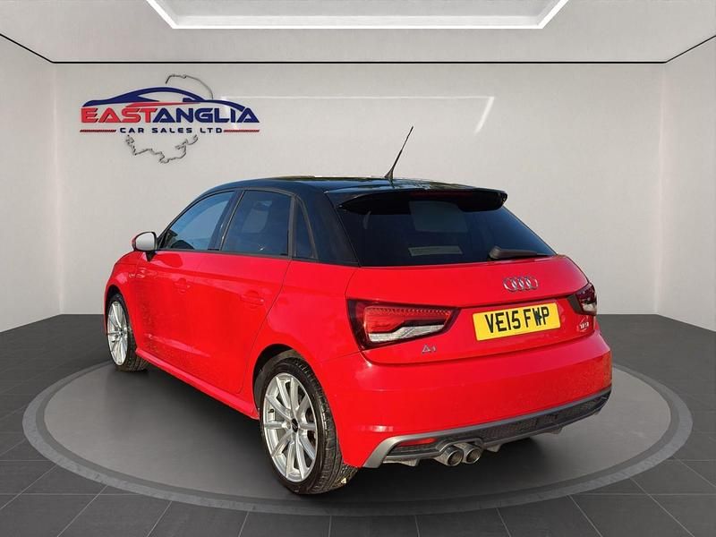 Used Audi A1 Sportback S-Line 125 HP (91 kW) 2015 Red Hatchback