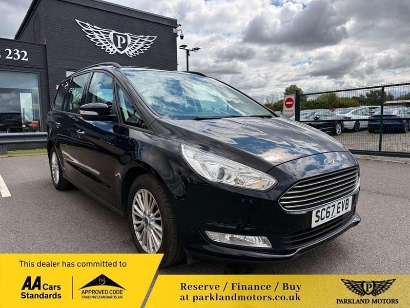 Black Used 2018 Ford Galaxy Zetec MPV | £12,795 (Fair price) - Image 1/4