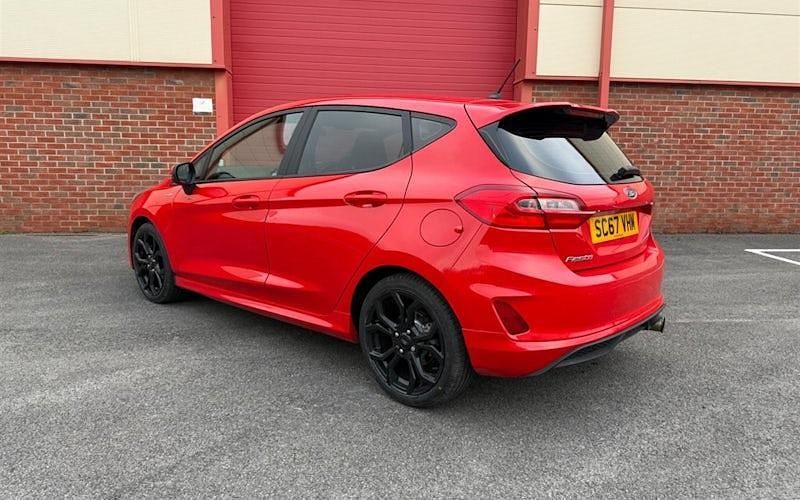 Used Ford Fiesta ST-Line 101 HP (74 kW) 2018 Red Hatchback
