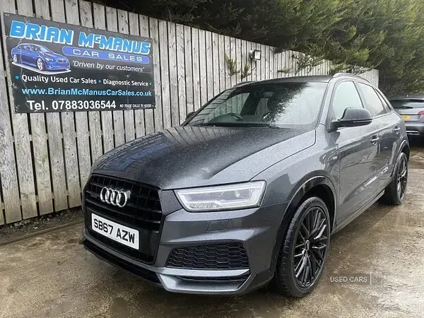Used Audi Q3 Black Edition 150 HP (110 kW) 2017 Grey SUV
