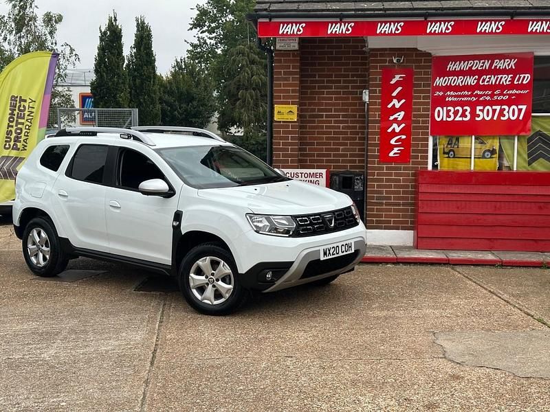 Ice cream white Used 2020 Dacia Duster Comfort SUV | £11,150 (Fair price) - Image 1/4