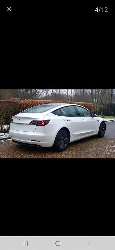Used Tesla Model 3 Long Range AWD 366 kW (498 HP) 2021 White Sedan