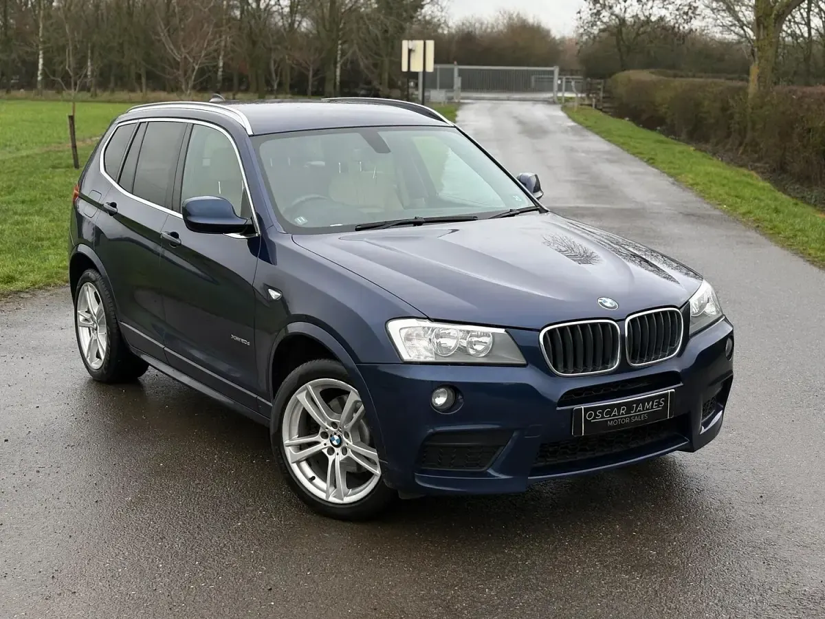 Used BMW X3 M Sport 184 HP (135 kW) 2012 Blue SUV
