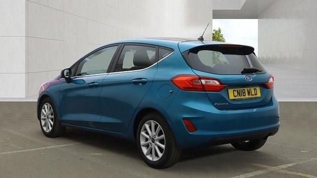 Used Ford Fiesta Titanium X 100 HP (73 kW) 2018 Blue Hatchback