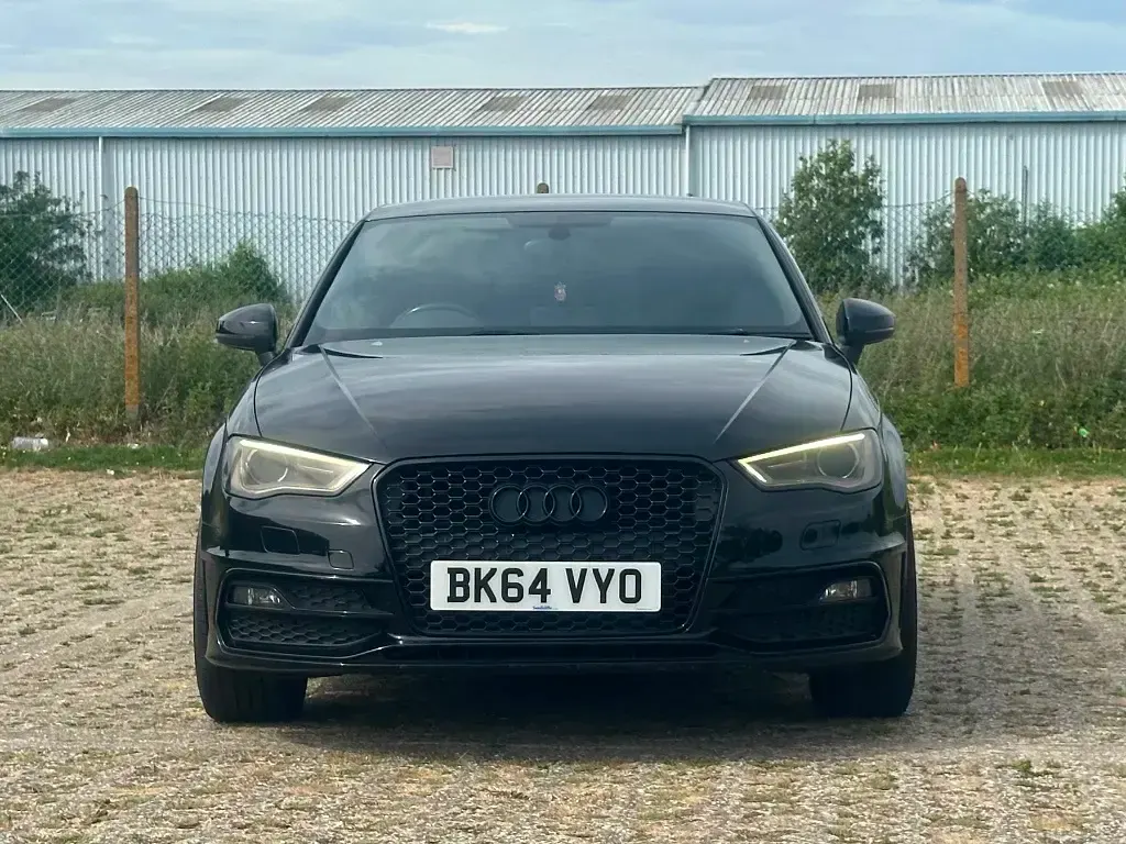 Used Audi A3 S-Line 125 HP (91 kW) 2014 Black Hatchback