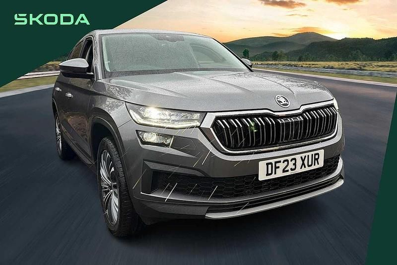 Grey Used 2023 Skoda Kodiaq SE L Executive SUV | £25,299 (Good price) - Image 1/4