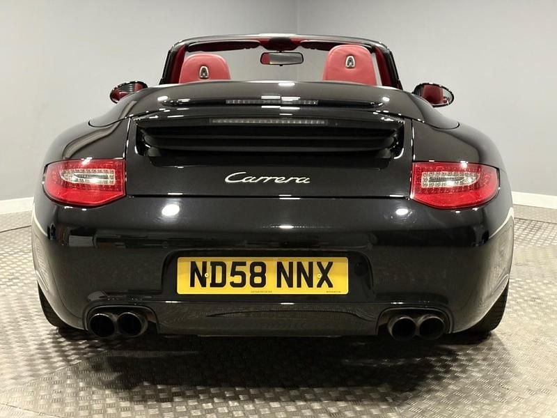 Used Porsche 911 Carrera Cabriolet 345 HP (253 kW) 2008 Black Cabriolet