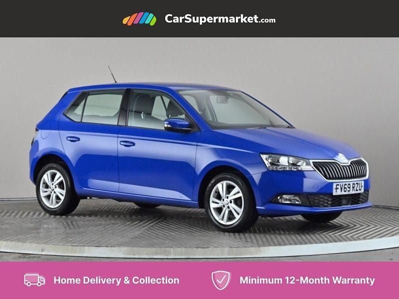 Blue Used 2019 Skoda Fabia SE Hatchback | £9,997 (Good price) - Image 1/4