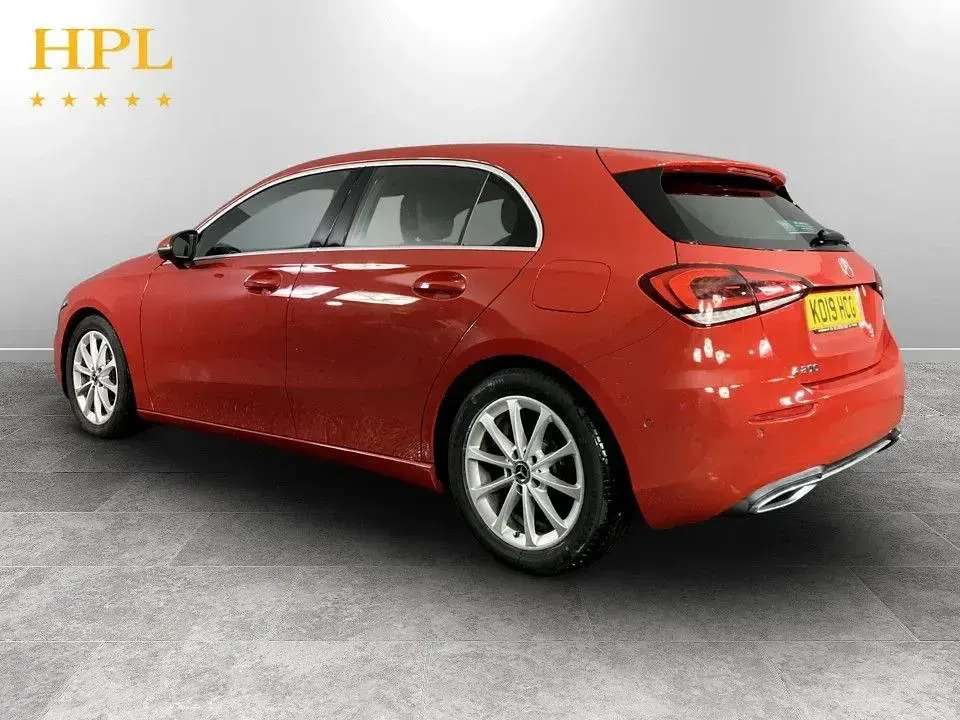 Used Mercedes A200 Executive 163 HP (119 kW) 2019 Red Hatchback