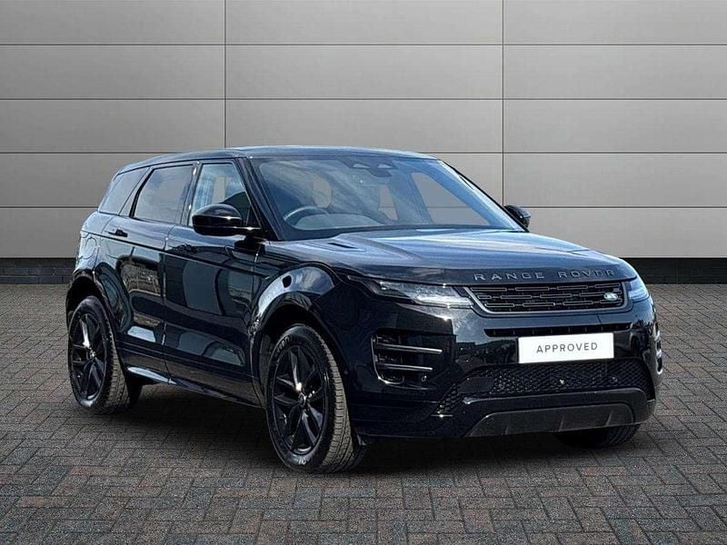 Black Used 2025 Land Rover Range Rover evoque SE Dynamic SUV | £45,354 - Image 1/4