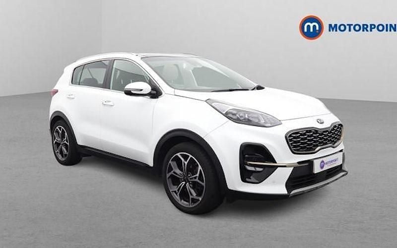 Used Kia Sportage GT-Line S 136 HP (100 kW) 2021 White SUV