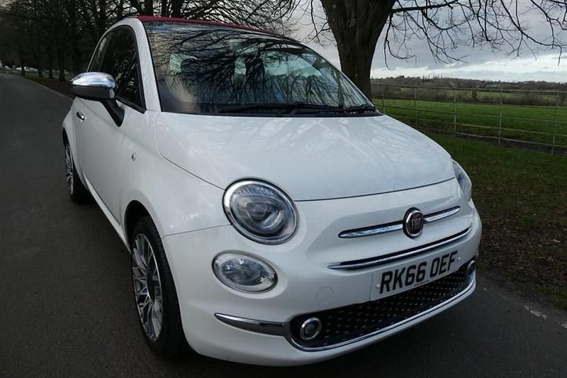 White Used 2016 Fiat 500C Lounge Cabriolet | £6,990 (Fair price) - Image 1/1