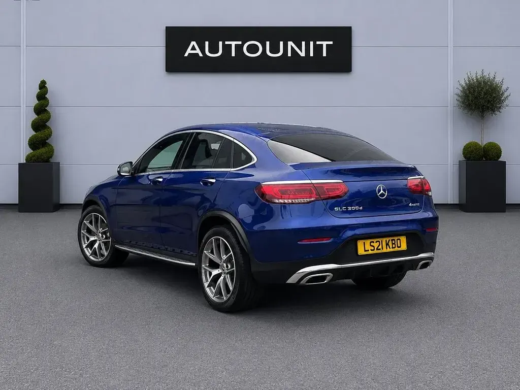 Used Mercedes GLC300 AMG line 2021 Blue SUV