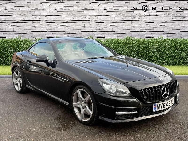 Black Used 2015 Mercedes SLK250 AMG Cabriolet | £7,600 (Good price) - Image 1/4