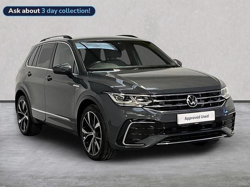 Grey Used 2020 VW Tiguan R-line SUV | £22,579 (Fair price) - Image 1/4