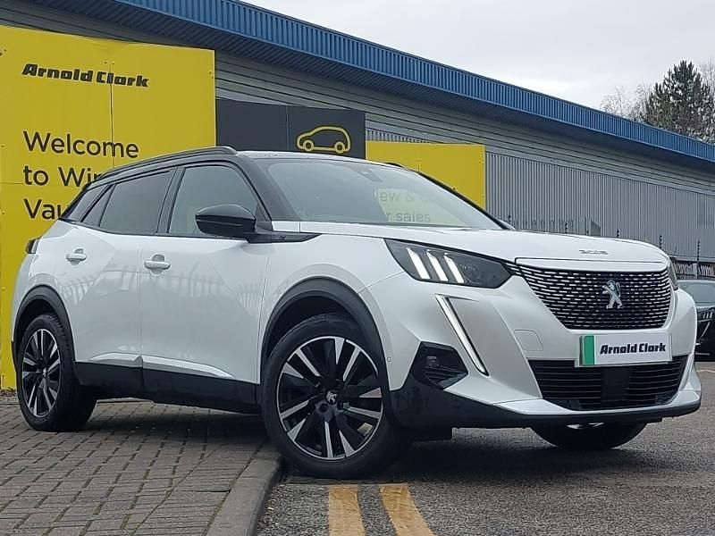 Used Peugeot e-2008 GT-line 100 kW (136 HP) 2020 White SUV