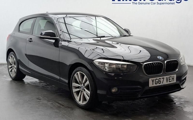 Used BMW 116 Sport Line 116 HP (85 kW) 2017 Black Hatchback