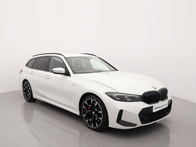 White Used 2025 BMW 320 M Sport Estate | £34,590 (A bit pricey) - Image 1/4
