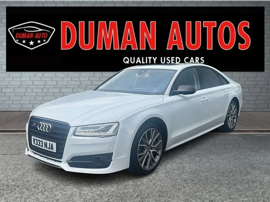 Used Audi S8 plus Advanced 605 HP (444 kW) 2017 White Sedan