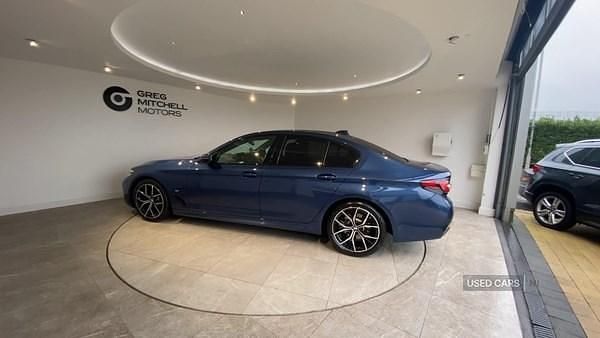 Used BMW 520 M Sport 2021 Blue Sedan