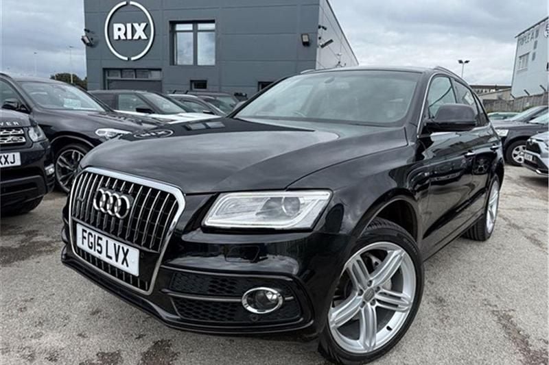 Black Used 2015 Audi Q5 S-line plus SUV | £8,750 (Fair price) - Image 1/4