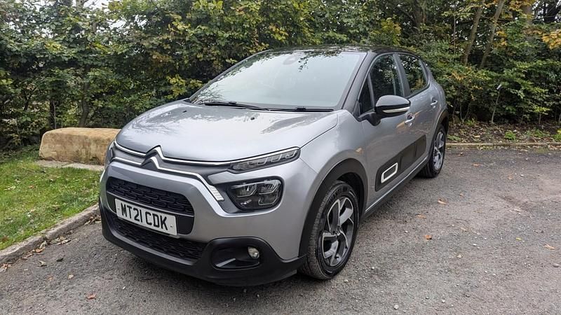 Grey Used 2021 Citroën C3 PureTech Hatchback | £6,950 (Good price) - Image 1/4