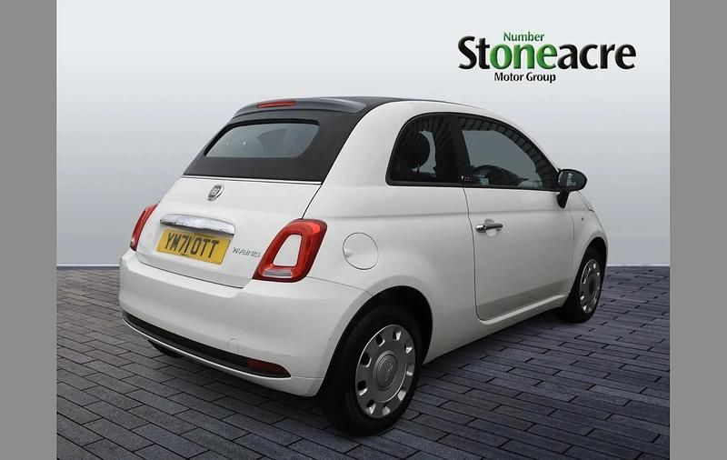 Used Fiat 500C Pop 70 HP (51 kW) 2022 White Cabriolet