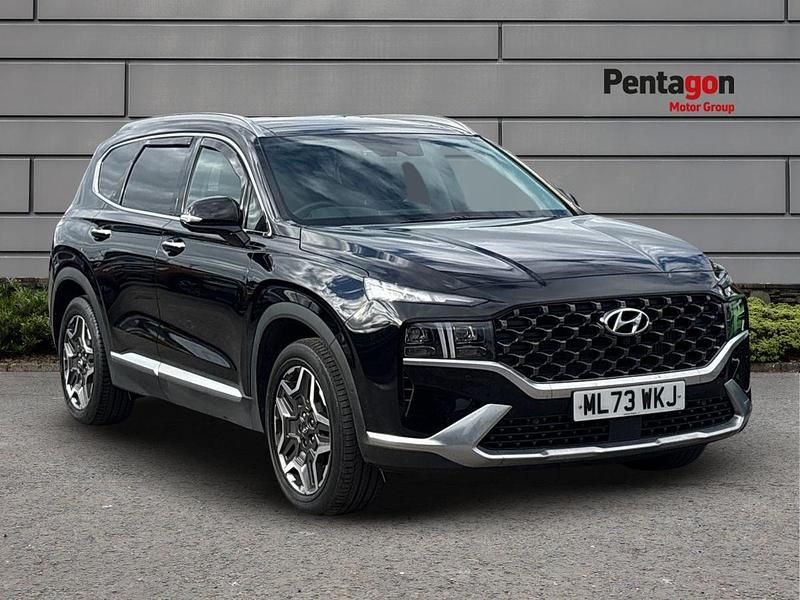 Black Used 2023 Hyundai Santa Fe Ultimate SUV | £33,450 (Fair price) - Image 1/4