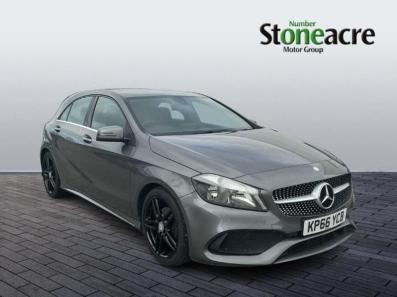 Used Mercedes A180 AMG line 109 HP (80 kW) 2016 Grey Hatchback
