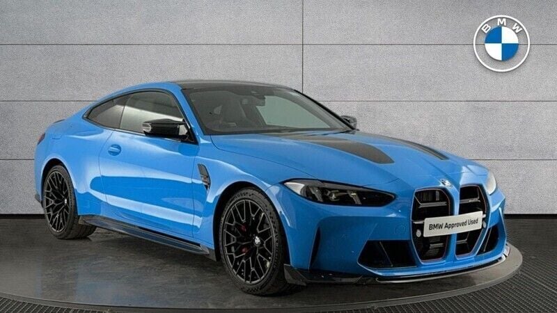 Blue Used 2024 BMW M4 Comfort Edition Coupe | £97,940 - Image 1/4