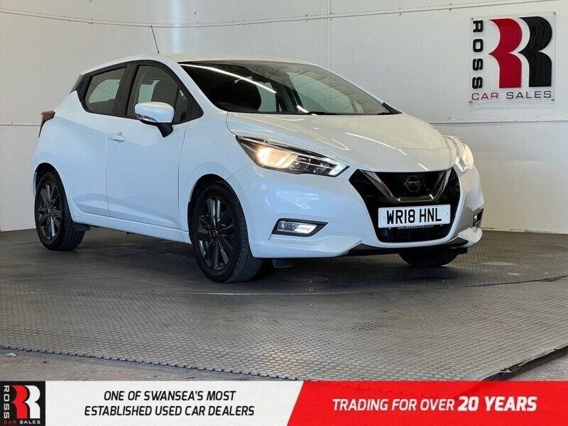 White Used 2018 Nissan Micra Acenta Hatchback | £8,295 (Fair price) - Image 1/4