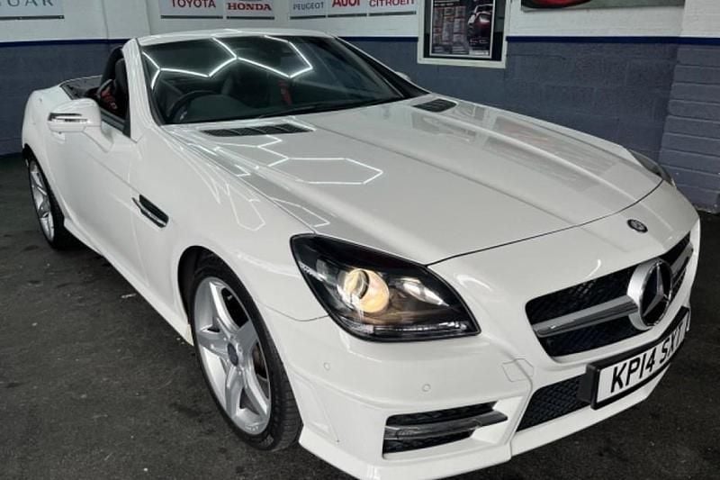 White Used 2014 Mercedes SLK200 AMG Cabriolet | £9,990 (Fair price) - Image 1/1