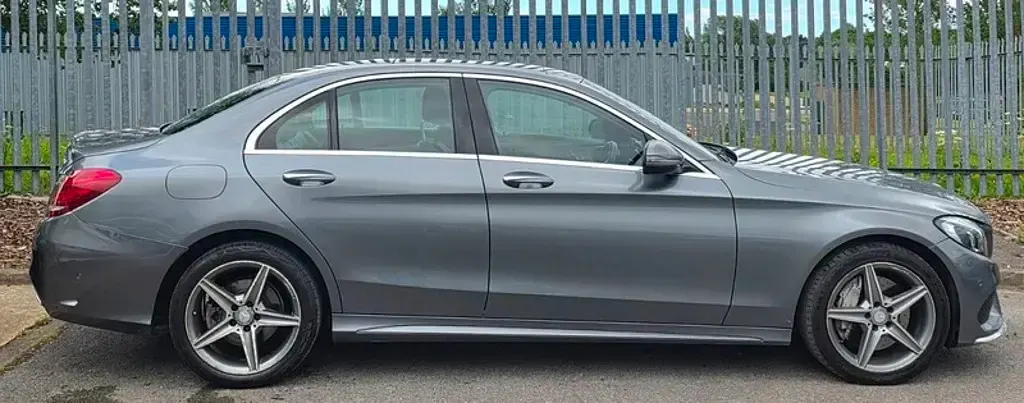 Used Mercedes C250 AMG line 204 HP (150 kW) 2016 Grey Sedan
