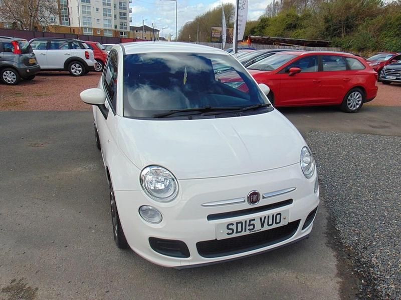Used Fiat 500 S 69 HP (50 kW) 2015 White Hatchback