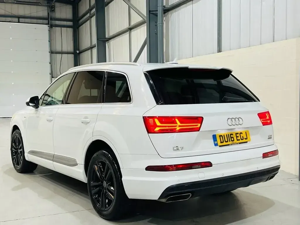 Begagnad Audi Q7 S-Line 218 HK (160 kW) 2016 Vit SUV